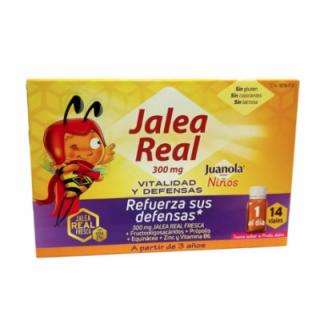 JUANOLA JALEA REAL NIÑOS VITALIDAD Y DEFENSAS 14 VIALES 10 ml