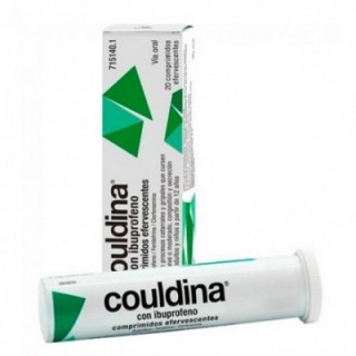 COULDINA CON IBUPROFENO 400 mg/2 mg/7,5 mg 20 COMPRIMIDOS EFERVESCENTES