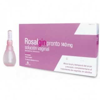 ROSALGIN PRONTO 140 mg SOLUCION VAGINAL 5 ENVASES UNIDOSIS 140 ml