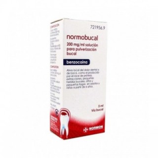NORMOBUCAL 200 mg/ml SOLUCION PARA PULVERIZACION BUCAL 1 FRASCO 5 ml