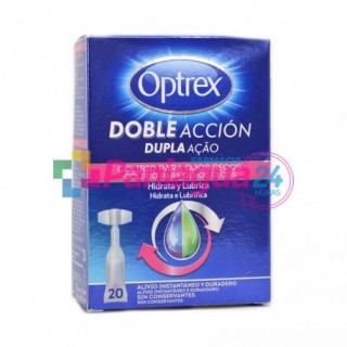 OPTREX COLIRIO DOBLE ACCION PARA OJOS SECOS 20 MONODOSIS 0,5 ml
