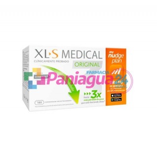 XLS MEDICAL ORIGINAL CAPTAGRASAS NUDGE 180 COMPRIMIDOS