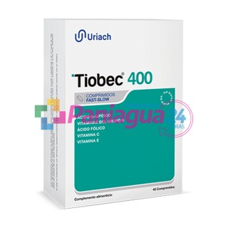 TIOBEC 400 40 COMPRIMIDOS FAST SLOW