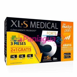 XLS MEDICAL FORTE 5 NUDGE 180 CAPSULAS PACK 3 MESES